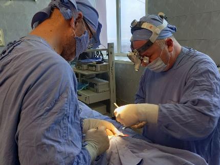 В СОКБ им.В.Д.Середавина  впервые провели  сложную операцию  маленькому пациенту  с врожденной диафрагмальной грыжей