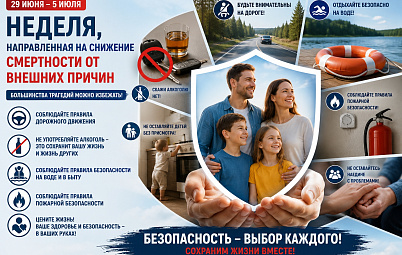 Неделя, направленная на снижение смертности от внешних причин