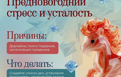Как пройти предновогоднюю суету без вреда для здоровья?