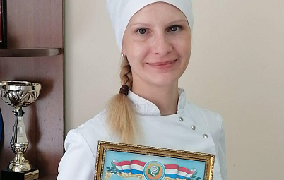 Медицинская сестра Анастасия Приходько - победитель в номинации "Лучшая медицинская сестра"